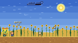 Sunflower Sprint gameplay